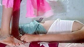 Slim sexy girl cleaning house gets fucked hard by owner! Huge bbw in cosplay party with fingering!