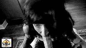 Hot Granny Taking A Big Juicy Load In Her Mouth