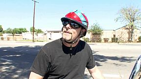 My new neighbor pounds my 19-year-old brunette body.