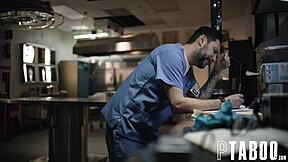 Petite teen Jane Doe gets POV creampie after blowjob in reality spotlight with Ricky Greenwood.