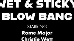 After the party, Rome gives Christie Wett a monster cock fucking leading to intense orgasms.