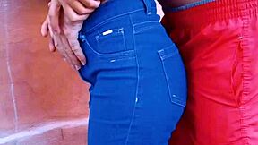 The hot maid enjoys anal sex in the backyard garden