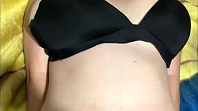 Pregnant Teen Teasing With Big Tits