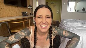 Morea Black's intense first throatpie