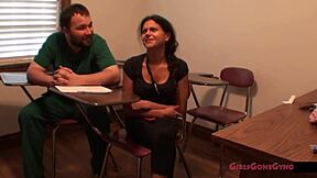 Does Yesenia Sparkles Pass the Entrance Physical? Humiliating Shower in Tampa.