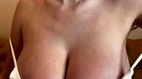 stepmother with big milky tits gives massage leading to orgasm