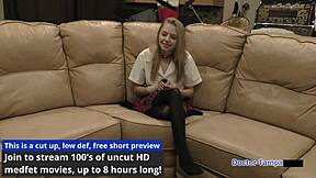 Dr tampa conducts ava siren's first gyno exam in florida