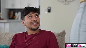 Bratty Brazilian teen 18+ stepsis forces stepbro to pound her hard!