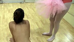 ballerinas punish the newbie with big cock pov 😏