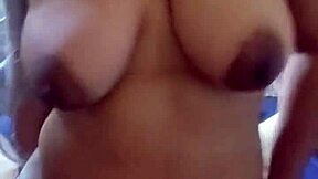 Sex with ex-girlfriend with big tits moaning loudly?