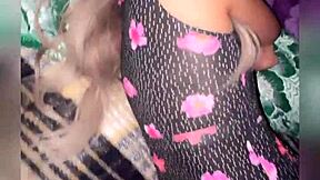 Entering sister's room at night, finds her ready in bed, homemade video of young mexican