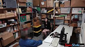 pale tiny 18+ teen suspect punished fucked by lp officer