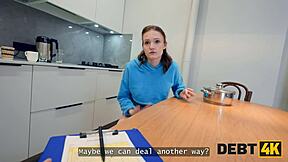 Debt4k Slutty College Girl Gives First Anal Fuck