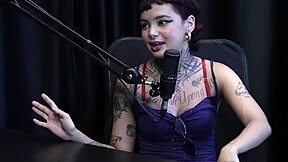 annie clementine starts with sensual pics, chats, and ends up fucking on the street in sheer red 😈