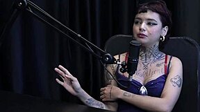 annie clementine starts with sensual pics, chats, and ends up fucking on the street in sheer red 😈