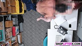 Caught Red-Handed! Redhead Punished With Monster Cock!