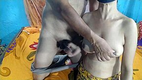 Indian bhabhi seduces husband in village home