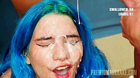 corrida en la cara para jovencita