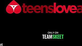 Teasing little 18+ stepsister gets her tight little 18+ ass stretched open full of cock until i cum all over her pretty face