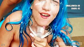 corrida en la cara para jovencita