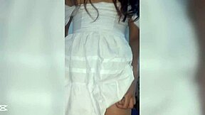 An 18 year old girl rides a hard cock in hardcore sex with an older man