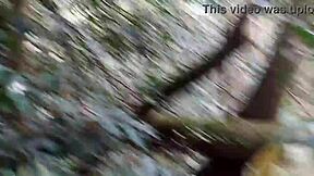 The Guy Paid To See My Pussy In The Ecological Park, So I Went Into The Woods And Showed It To Him