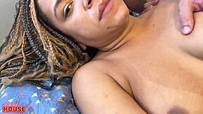 Two Guys Fuck Curvy Bahian Girl Anal?