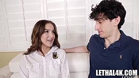 Serena HOOKS UP with the TEACHER ASSISTANT Serena Sterling Nick Strokes