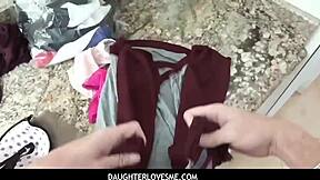 Horny Big Ass Teen 18+ Raven Reign Craves Stepdad’s Cock POV