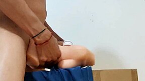 fucking a realistic sex doll she even screams like a chinese girl