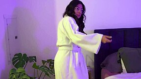 sad guy in costumes receives wet pussy therapy from busty latina cami strella with ass shaking and face fucking