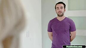 Can a stepmom really shut up her stepson with a blowjob and titty fuck?