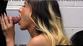 Officer Rusty Nails Brings The Hot Young 18+ Babe To The Back Office For Intense Interrogation - Teen 18+ Perp