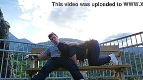 Did latina student suck stranger's cock on mountain?