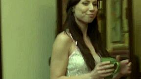 brunette teen 18+ licks pussy of big tits faculty member