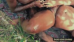 Damn, traveler picked the wrong guide and got banged in african bush! 🌍