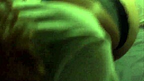 nerdie black teen sucks cock in amateur sex tape