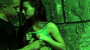 Stranded petite teen 18+ gets rough public fuck