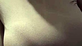 Stepmother caresses her milky tits until she orgasms