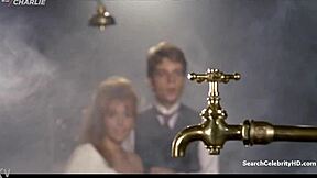 Yvonne Ekmann Topless In Blue Film Halløj I Himmelsengen 1965