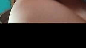 Fat Latina Milf Bent Over Receives Dirty Cum on Ass