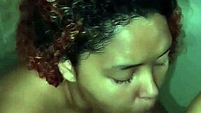 Private bathroom sex with fat wife and big pussy