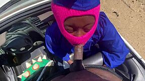 Did the class hoe graduate with a big black cock in public?