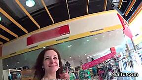 Perfect czech teen seduced in mall and penetrated in pov