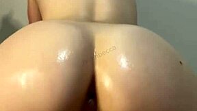 Roommate enjoys reverse cowgirl with friend's big ass