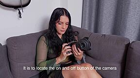 my photographer licks my wet pussy because i don't have money, my first lesbian experience