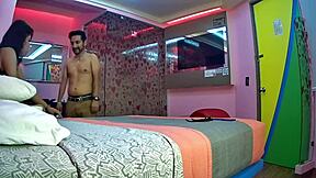 Casting a girl from the barrio in doggystyle and missionary riding.