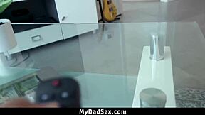 Young stepdaughter appreciates stepdad's kindness with a blowjob and more!