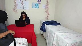 perverted doctor fucks patient in office