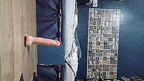 18-Year-Old Squirts on Stranger in Bathroom